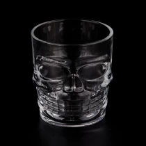 porcelana Tarro de vela de cristal transparente de 304ml al por mayor para decoración de Halloween fabricante