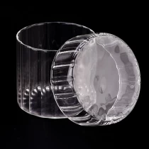 중국 12oz borosilicate glass candle jars with lids for scented candle - COPY - voh1nm 제조업체