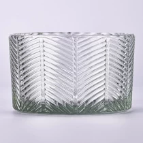 Китайський Унікальні скляні банки для свічок Three Wicks. Великі скляні посудини для свічок оптом виробник