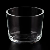 China Im Großhandel beliebte, maßgeschneiderte 154-ml-Kerzengläser aus klarem Glas für die Inneneinrichtung Hersteller