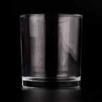 Çin Yemek masası dekorasyonu için lüks cam mumluk şeffaf cam kavanozlar üretici firma
