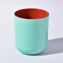 Kinija Didmeninė prekyba Individualizuotos spalvingo stiliaus stiklinis indas apvaliu dugnu Sojų vaško žvakės dovanos kvapiosios žvakės Gamintojas