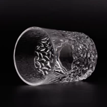 China Beliebter 8-Unzen-Kerzenhalter aus Glas mit neuem Design für den Lieferanten Hersteller