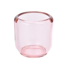 China Maßgeschneiderte transparente Farbglasgefäße mit 7 Unzen Glasgefäßen für die Kerzenherstellung und den Lieferanten Hersteller