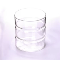China hot sales borosilicate glass candle jar manufacturer