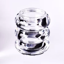 China Transparent glass candle stick for candles manufacturer