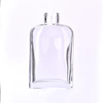 China hot sales tall flat glass reed diffuser bottle manufacturer