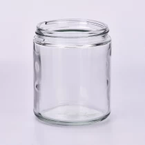 China Recipiente de vela de vidro transparente recipientes de vela de luxo vazios fabricante