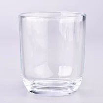 Çin Toptan adak mum camı için 6 oz yuvarlak alt cam mum kavanozları üretici firma