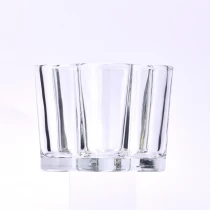 Kinija 140 ml tuščias skaidraus stiklo žvakių indelis didmeninė prekyba Gamintojas