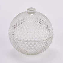 Китай Продажба на едро 227 ml прозрачни топки Орнаменти за украса на коледна елха Стъклен буркан с топки Производител