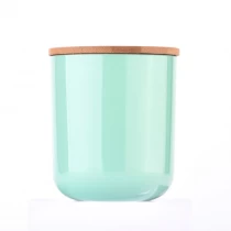 China vendas quentes jarra de vela de vidro com fundo redondo de 6 onças e 7 onças fabricante