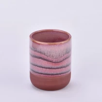 China 6oz round bottom votive ceramic candle jars manufacturer
