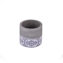 China home decor mini concrete candle jar manufacturer