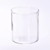 China Thin glass candle jars by machine blown glass candle holders manufacturer