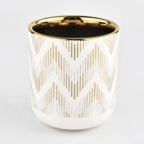 China 10oz white ceramic candle jar ceramic candle holder manufacturer