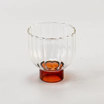 China hot sales  borosilicate glass candle cup manufacturer