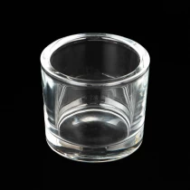Çin Kalın duvar cam mum tutucular özel 8oz cam mum tutucu toptan üretici firma