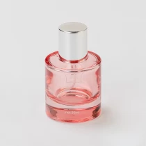 중국 30ml 투명한 분홍색 유리 향수 병과 홈 장식 제조업체