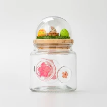 Kina Dekor doma od 14oz staklene svijeće s poklopcem proizvođač