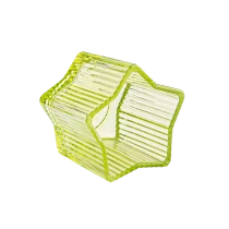 Kina Stjerne stearinlyskrukke gennemsigtig lodret stribe Fortykket stearinlyskrukke boligindretning fabrikant