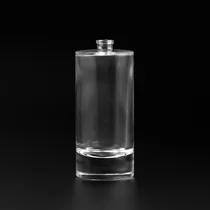 Kina 100 ml rund form tomme gennemsigtige parfumeflasker af klart glas fabrikant