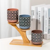 China Ivenkile ethengisa iimpahla 480ml Isitayile esefashonini esiNxibelela Ngasezantsi Esingenanto Ingqayi yekhandlela leCeramic yokugalela iWax umvelisi