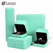 China Yadao Plastic jewelry packaging box wrapped by Pu leather Cartier style jewelry box  manufacturer