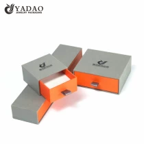 China wholesales paper drawer box ring packaging box sponge ring slot jewelry storage box Christmas gift box manufacturer