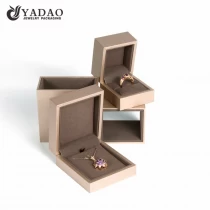 China High end luxury jewelry packaging box plastic pack slot ring box Christmas gift jewelry box manufacturer