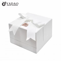 China FANAI elegant ring box with bow ring box double box manufacturer