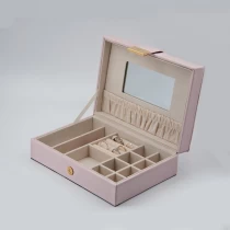 China Big storage wooden jewelry accessory packaging display multi-functional case box manufacturer