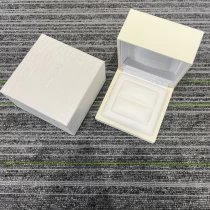 China Fashion brand pearl jewelry wedding rings packaging box advanced design manufacturer