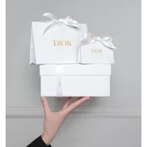 porcelana elegante papel texturizado marca joyería cosméticos compras papel blanco bolsa cinta fabricante