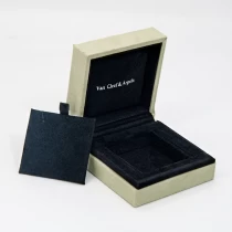 China FANAI suede covered jewelry earring pendant necklace packaging famous brand popular box manufacturer