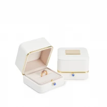 China High Quality Jewelry Box with Metal Ring Earrings Pendant Custom Different Insert Pad Wholesale manufacturer