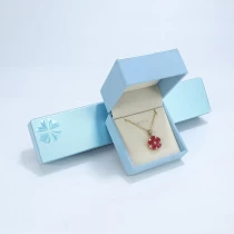 China Custom leather material mdf appearance box for jewelry packaging display manufacturer