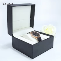 China Luxurious high-ed leather watch box with free custom logo color design manufacturer