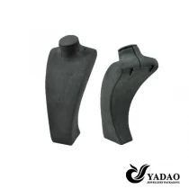 China Custom Jewelry Display for Retail Shop Velvet Necklace Stand Display manufacturer
