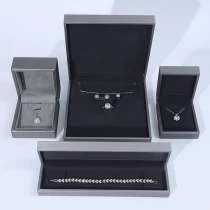 China Yadao Custom Jewelry Box Pu Leather Ring Pendant Bangle Box Supplier manufacturer