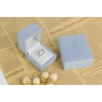 China Free Design Luxury Jewelry Box Custom Color Granular Velvet Ring Earrings Necklace Bangle Bracelet Box manufacturer