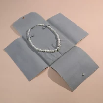 Kina Halskæde smykker pose mikrofiber stor smykke taske brugerdefineret størrelse farve fabrikant