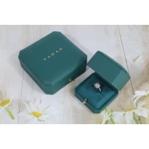 China Yadao Factory Customized Jewelry Box Pu leather Box with Outer Paper Box Custom Color Logo Material manufacturer