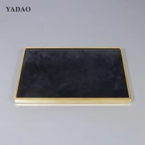 China Jewelry tray for display stainless steel flannel display plate Versatility stylish design plate manufacturer