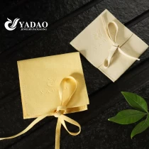 China fashion accessory silver jewelry online selling packaging small pouches manufacturer