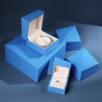 China Chinese factory new special design fine jewelry double ring packaging irregular box manufacturer
