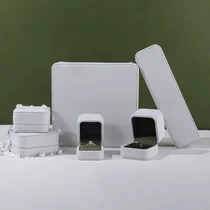 Китай Белый шкатулка для ювелирных изделий с кольцом, серьгами, ожерельем, браслетом, коробкой для браслета производителя