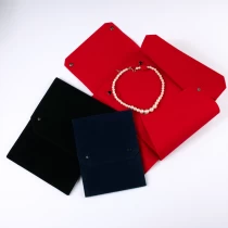 China Travelling jewelry velvet pouch in large size manufacturer