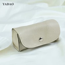 China Portable ring jewelry storage pouch with snap design manufacturer