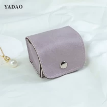 China Purple taro pendant pouch in pu leather and microfiber finished manufacturer